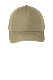 Port Authority Snapback Trucker Cap C112 (Color: Coyote Brown, size: OSFA)