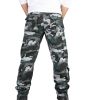 Men's Casual Military Pants Camo Cargo Work Pants Trousers