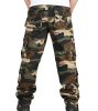 Men's Casual Military Pants Camo Cargo Work Pants Trousers