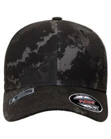 Flexfit 6277VC Adult VEIL Flexfit Cap (Color: POSEIDON BLACK, size: L/XL)